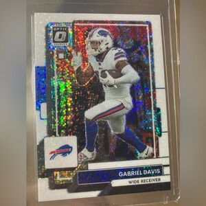 2022 Donruss Optic GABRIEL DAVIS White Sparkle Prizm #23 BILLS N669 SSP Card